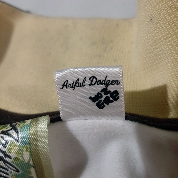 Rare Artful Dodger Jacket size XL Fighting Irons embroidered line art Y2K 00s - Picture 3 of 12